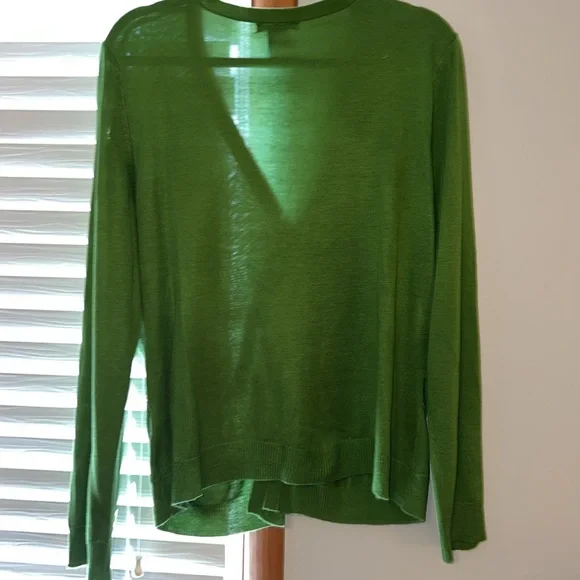 New York & Company Green Cardigan sweater XL - Picture 2 of 5